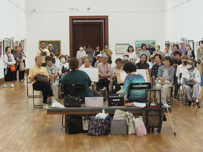 第73回光陽展　京都準本展　ライブ風景