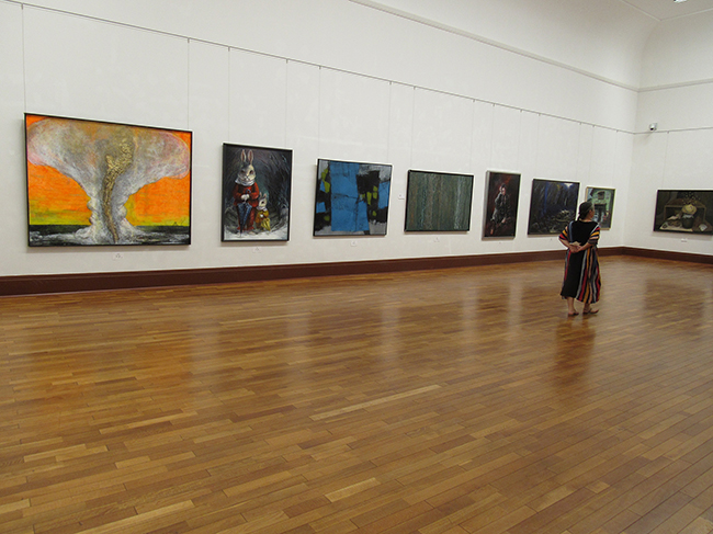 第73回光陽展　京都準本展　会場2室の展示風景