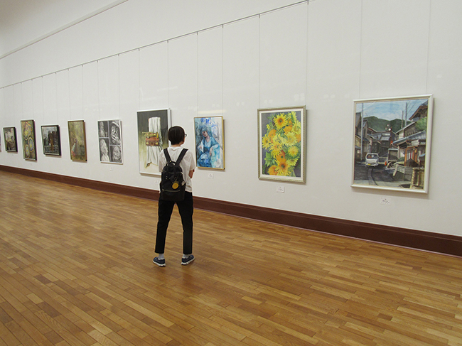 第73回光陽展　京都準本展　会場5室の展示風景