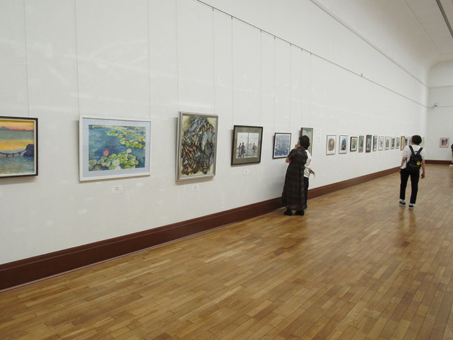 第73回光陽展　京都準本展　会場6室の展示風景