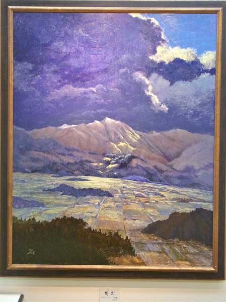2002年　第50回記念光陽展　紫雲（F100）