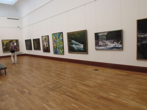 第74回光陽展　京都準本展　会場2室の展示風景