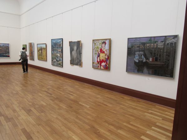 第74回光陽展　京都準本展　会場4室の展示風景